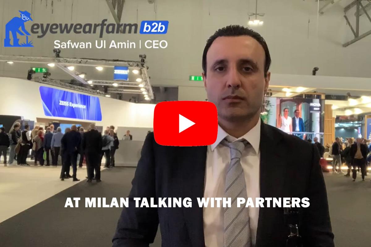 At Mido Milan - Talking with partners
