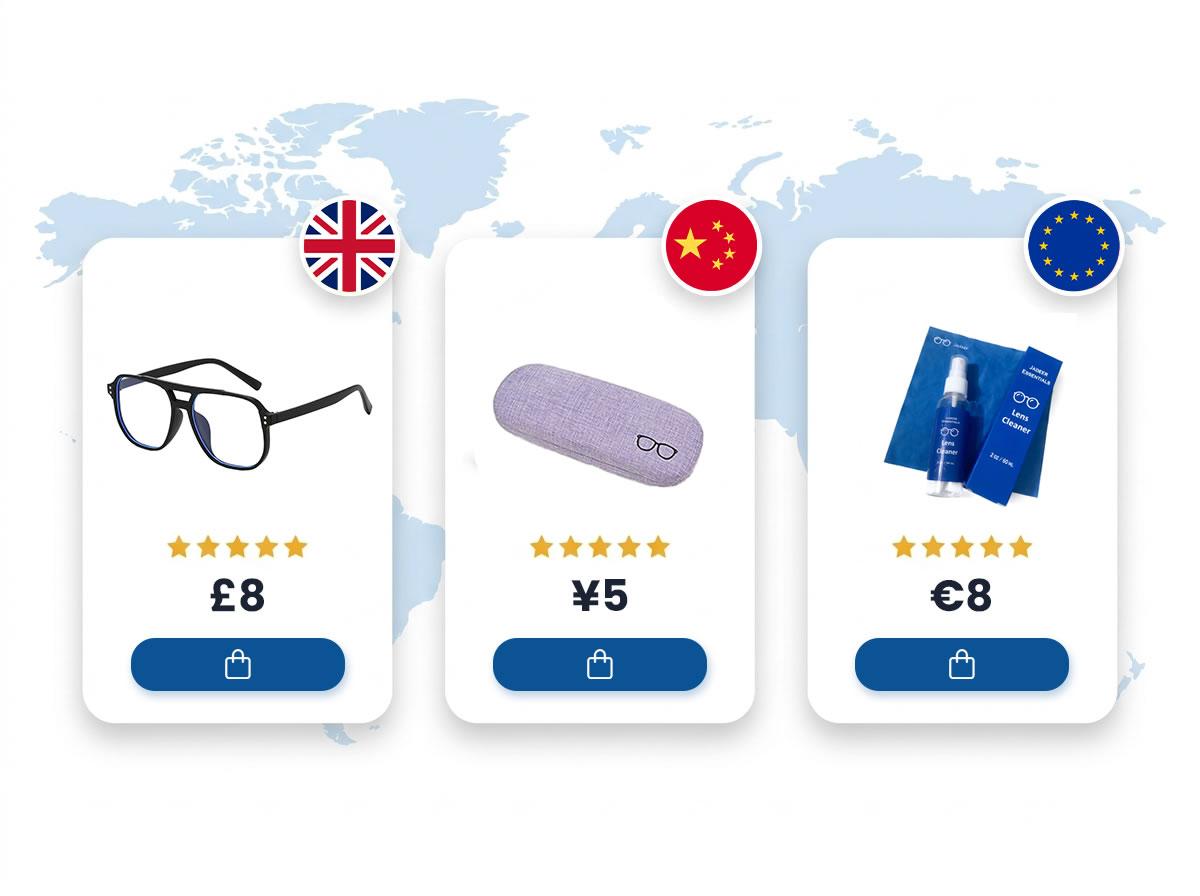 Sell across Germany, Switzerland and France on Eyewearfarm